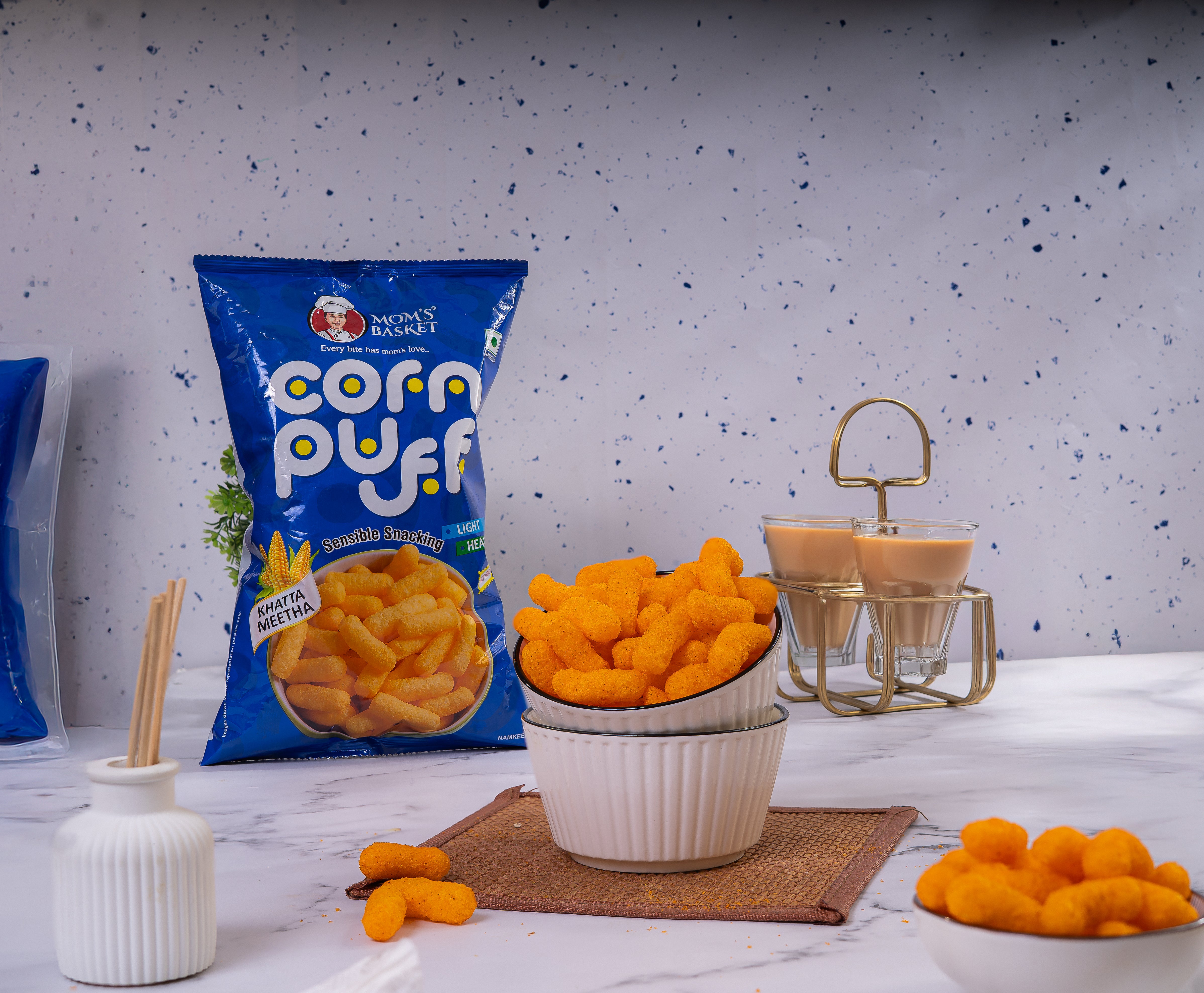 Khata Meetha Corn Puffs